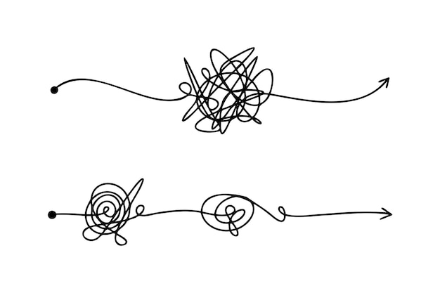 hand drawn of tangle scrawl sketch Abstract scribble Vector illustration