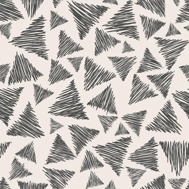 hand drawn seamless pattern