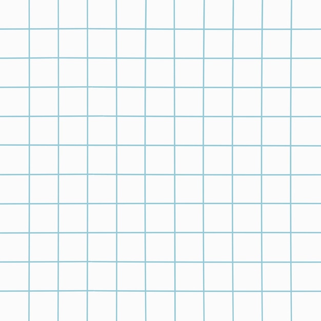 Hand drawn squared paper sheet Cell pattern blank paper template Vector illustration