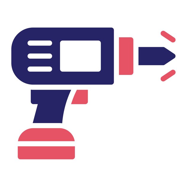 hand drill vector icon illustration of electrician tools iconset