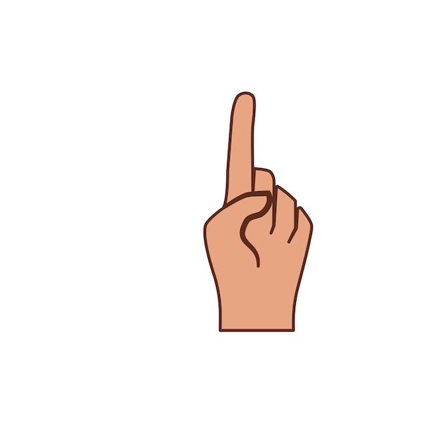 Hand gesture symbol
