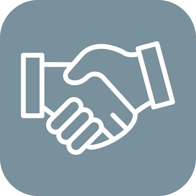 Handshake icon vector image Can be used for Friendship
