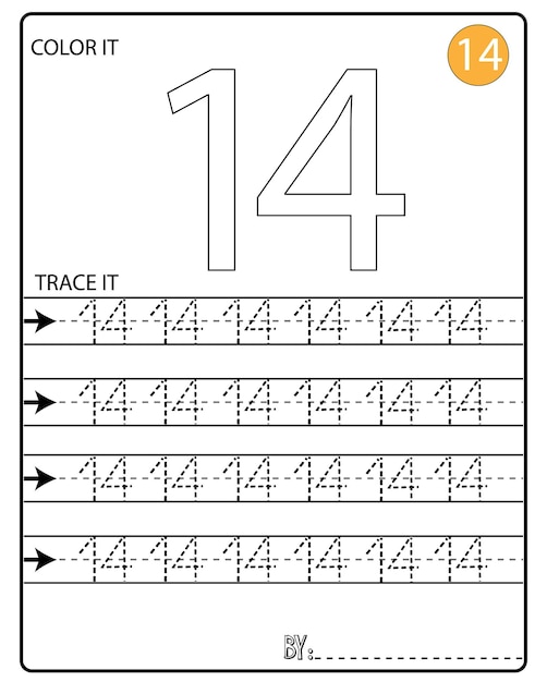 Handwriting Numbers tracing pages for writing numbers Learning numbers, Numbers tracing worksheet.