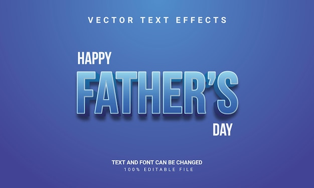 Happy father's day 3D Text Effect