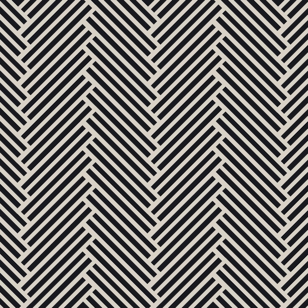 herringbone pattern in black and white
