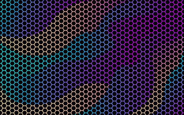 Hexagon abstract background