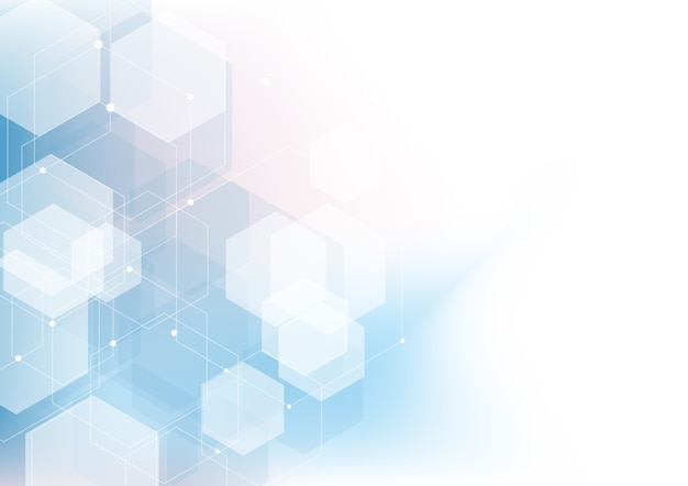 hexagon concept design abstract technology