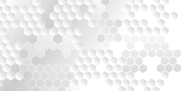 hexagonal abstract metal white background hexagonal gaming vector abstract tech background
