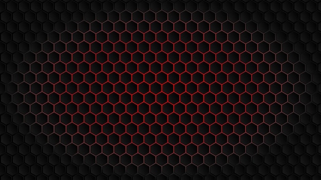 Hexagonal pattern background vector and highdefinition