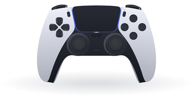 high detailed custom controller vector illustration joystick or gamepad isolated on a white background