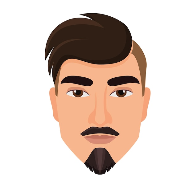 Hipster male haircut