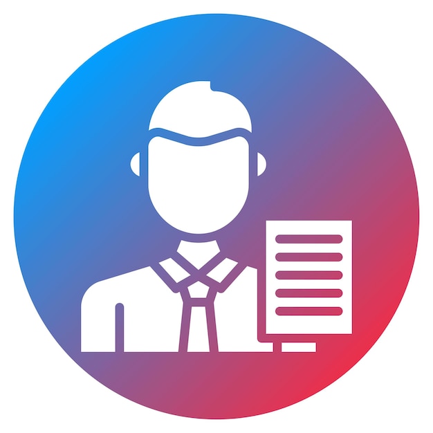 Hiring Manager icon vector image Can be used for Hiring Process