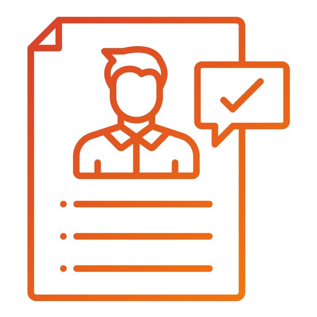Hiring Manager Male Icon Style