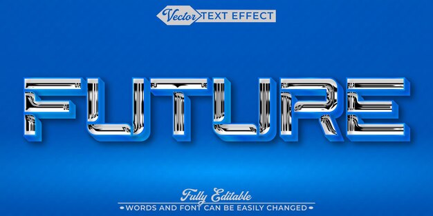 holo future party vector fully editable smart object text effect