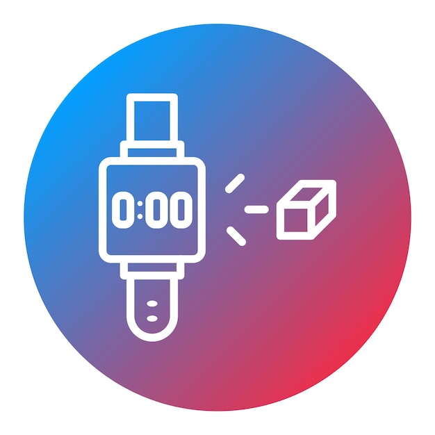 Holo Smart Watch icon vector image Can be used for Augmented Reality