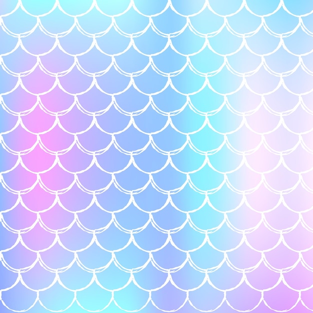 holographic scale background with gradient color.