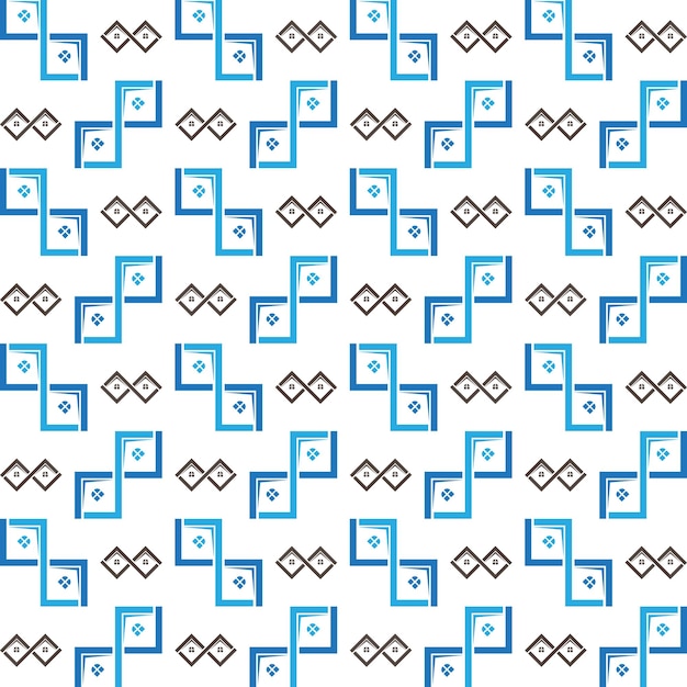 Home specialized trendy multicolor repeating pattern vector illustration design