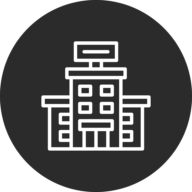 hotel vector icon illustration of hotel management iconset