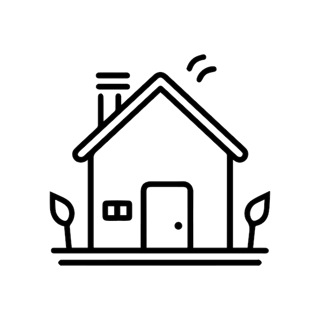 House vector icon logo design