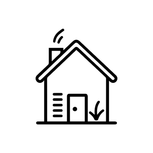 House vector icon logo design