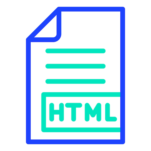 HTML Vector Icon Design Illustration