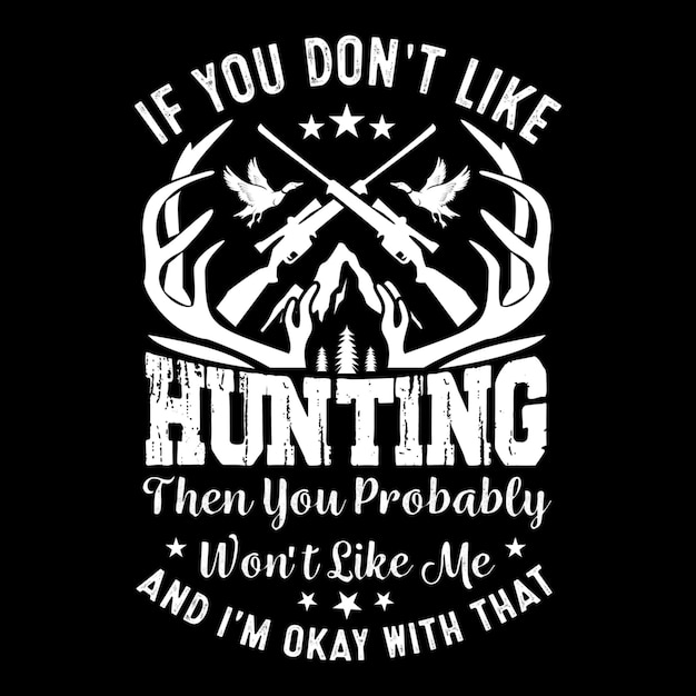 hunting t shirt design