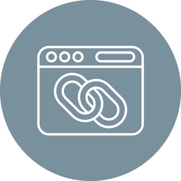 Hyperlink icon vector image Can be used for Internet Marketing