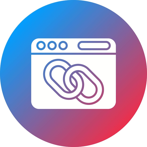 Hyperlink icon vector image Can be used for Internet Marketing