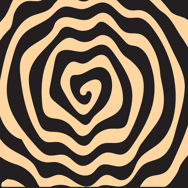 hypnotic whirlpool texture with psychedelic concentric pattern in retro background