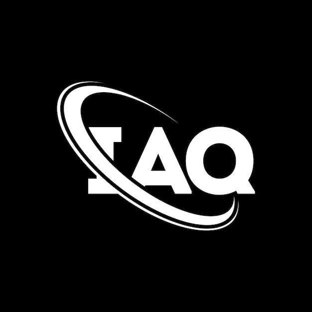 IAQ logo IAQ letter IAQ letter logo design Initials IAQ logo linked with circle and uppercase monogram logo IAQ typography for technology business and real estate brand