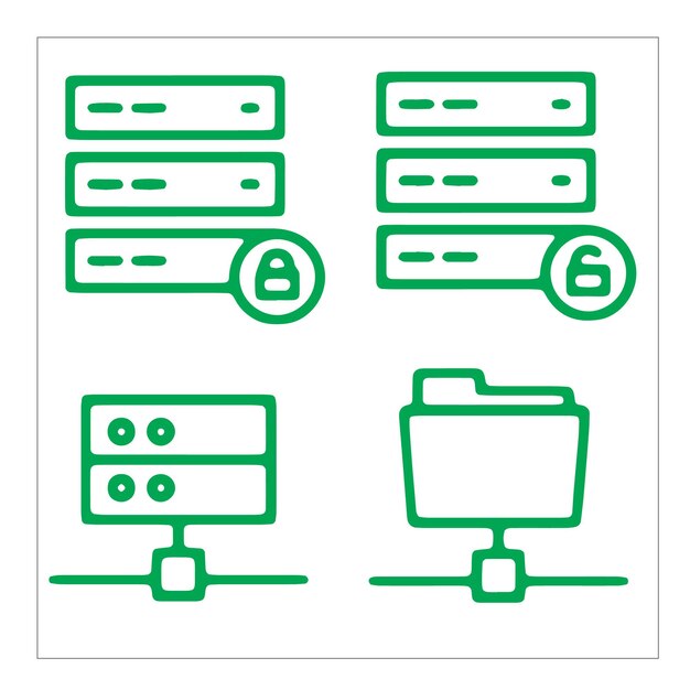 Icon set for graphic designer Vector illustration