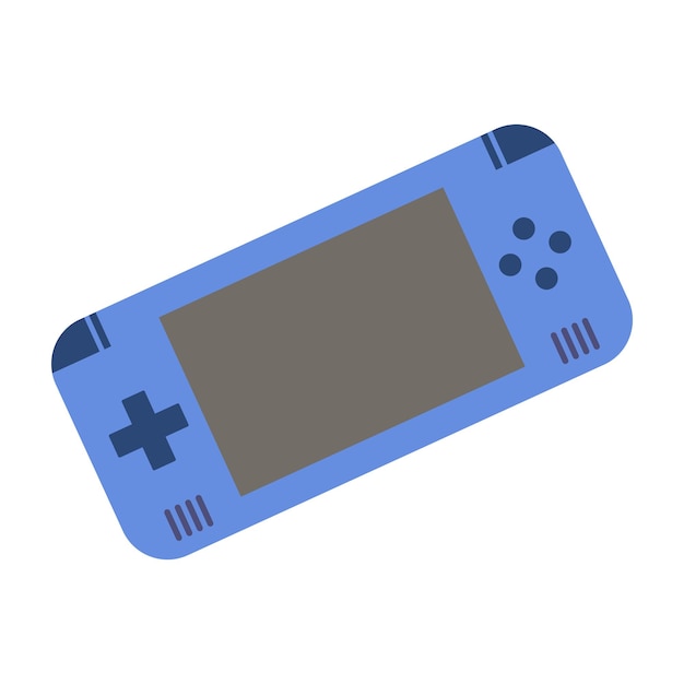 Icons of various handheld gaming consoles and retrostyle game controllers