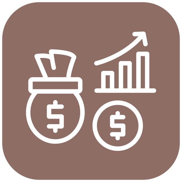 Illicit Profits vector icon illustration of Corruption iconset