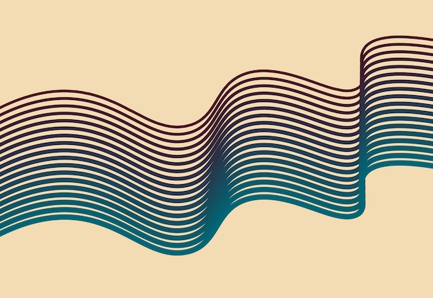 Illusory wavy background