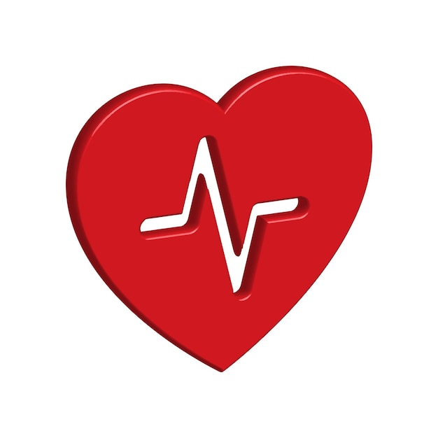Illustration Vector graphic of heart pulse icon