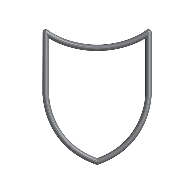 Illustration Vector graphic of shield icon template