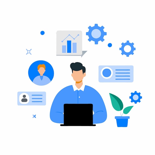 Illustrative Depiction of Concept Selection for Creative Projects