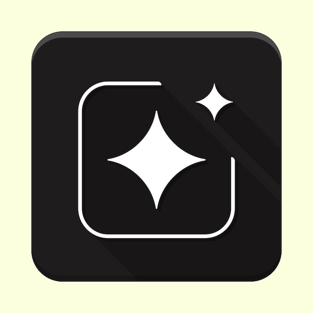 Image generator app icon AI app black icon