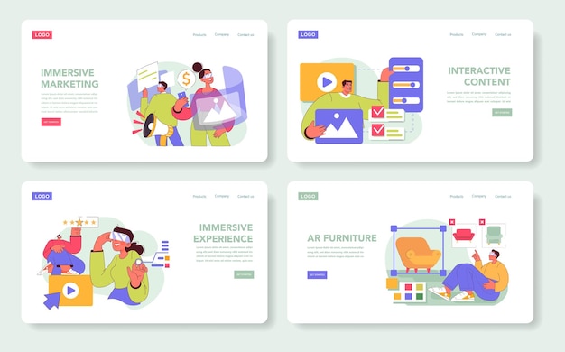Immersive marketing set digital engagement and customer interaction strategies virtual product
