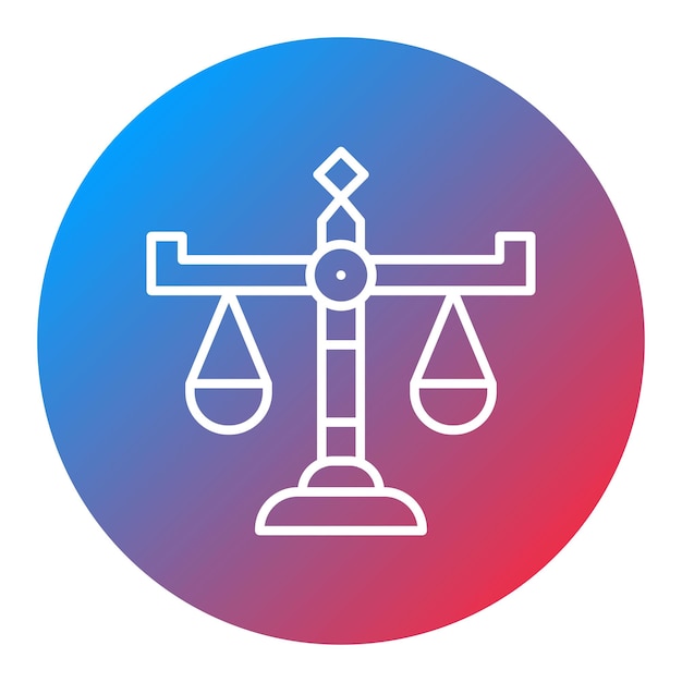 Impartiality icon vector image Can be used for Journalism