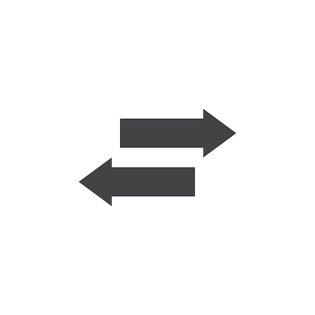 Import export icon Simple thin line flat symbol