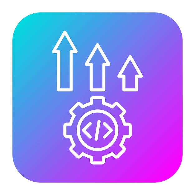 improvement vector icon can be used for no code iconset