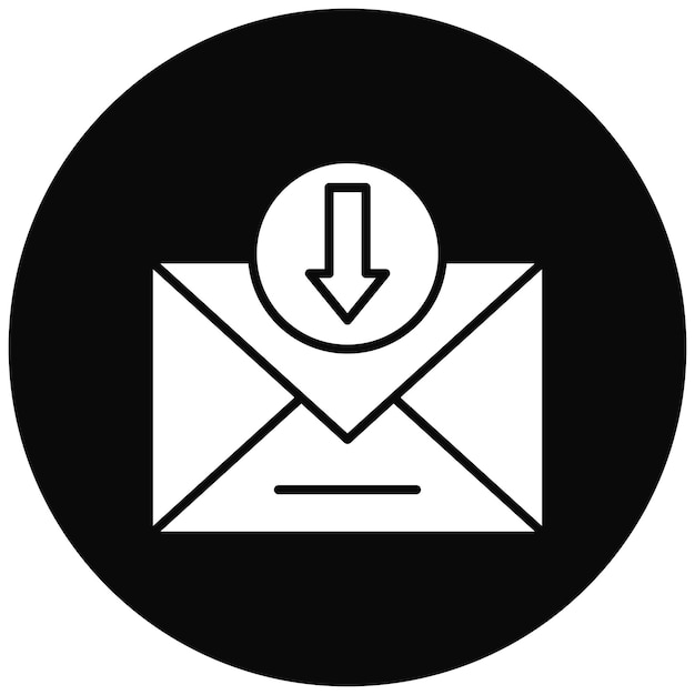 Inbox icon vector image Can be used for Productivity