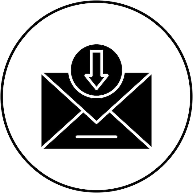 Inbox icon vector image Can be used for Productivity