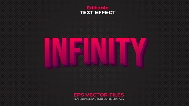 infinity netflix effect eps editable text effect and font can be changed