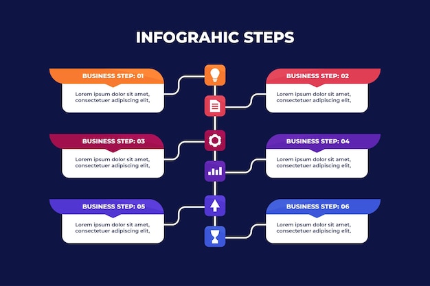 infographic business presentation template