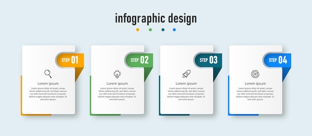 Infographic design business template