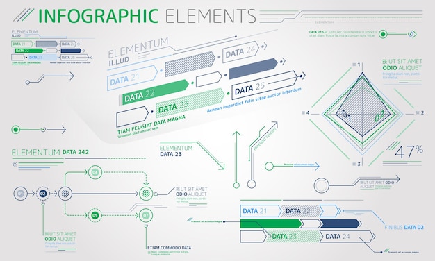 infographic element template