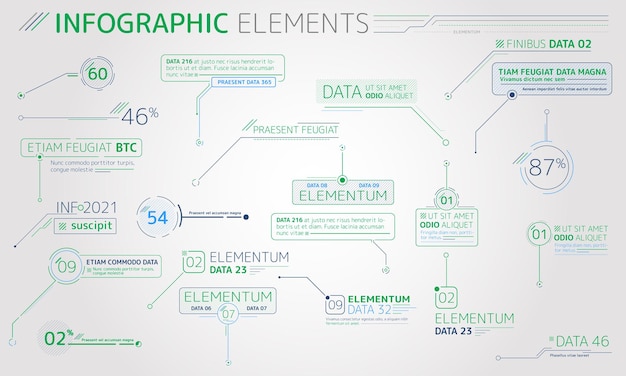 infographic element template