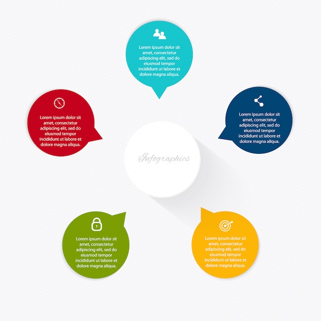 infographic elements in modern flat business style.